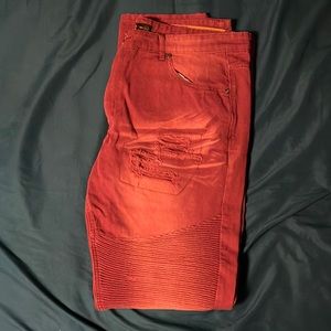 Maroon Jeans